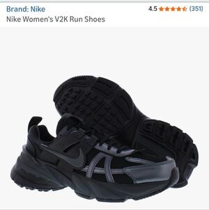 Nike Women's V2K Run Black Sneakers